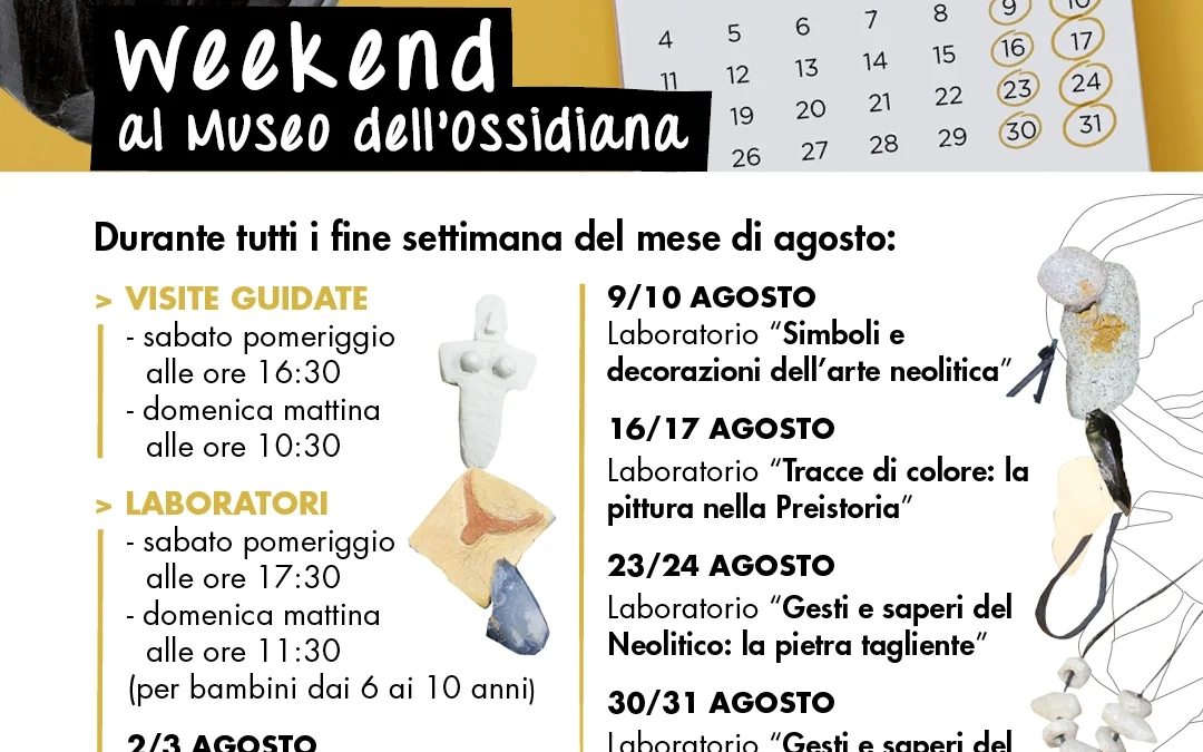 Weekend al Museo dell’ossidiana