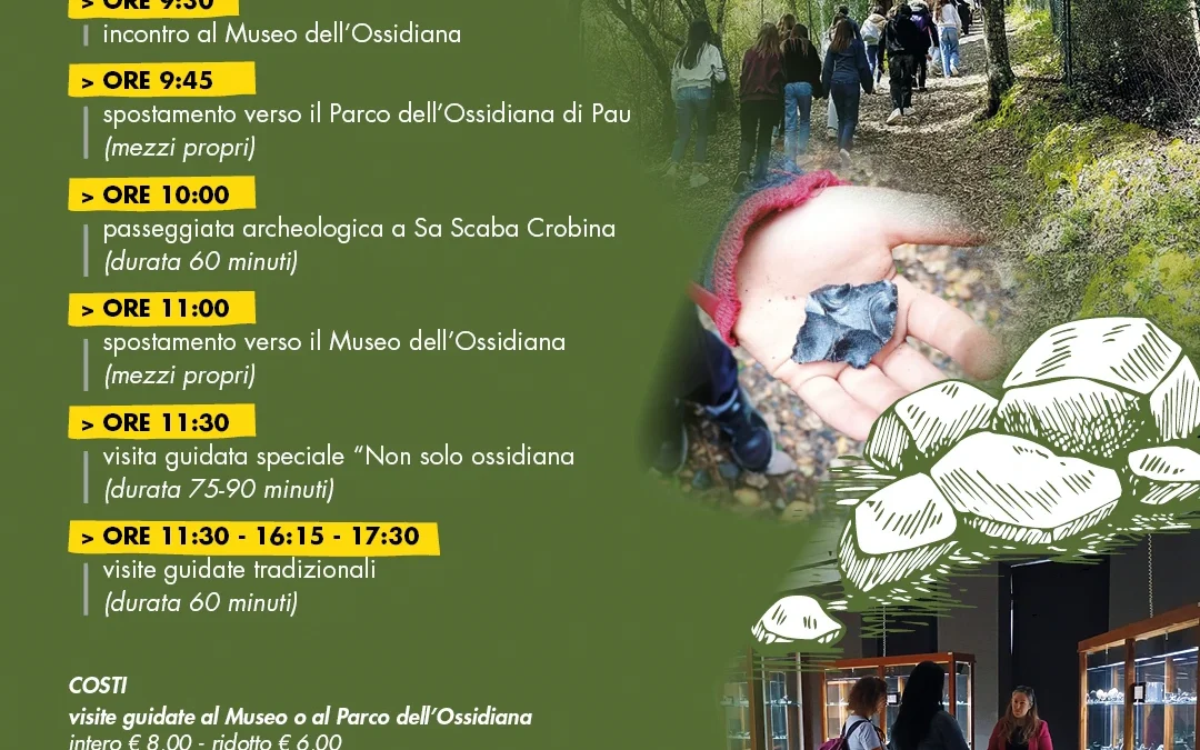 Ferragosto al Museo e al Parco dell’ossidiana