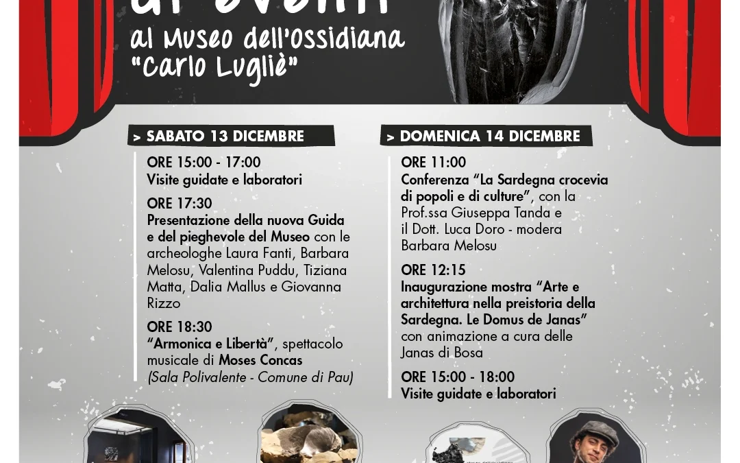 Un weekend di eventi al Museo dell’ossidiana